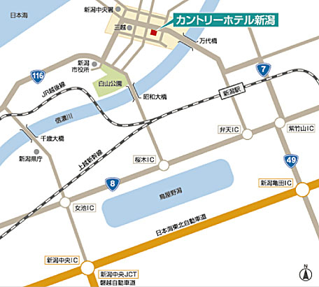 ホテルまでの行き方