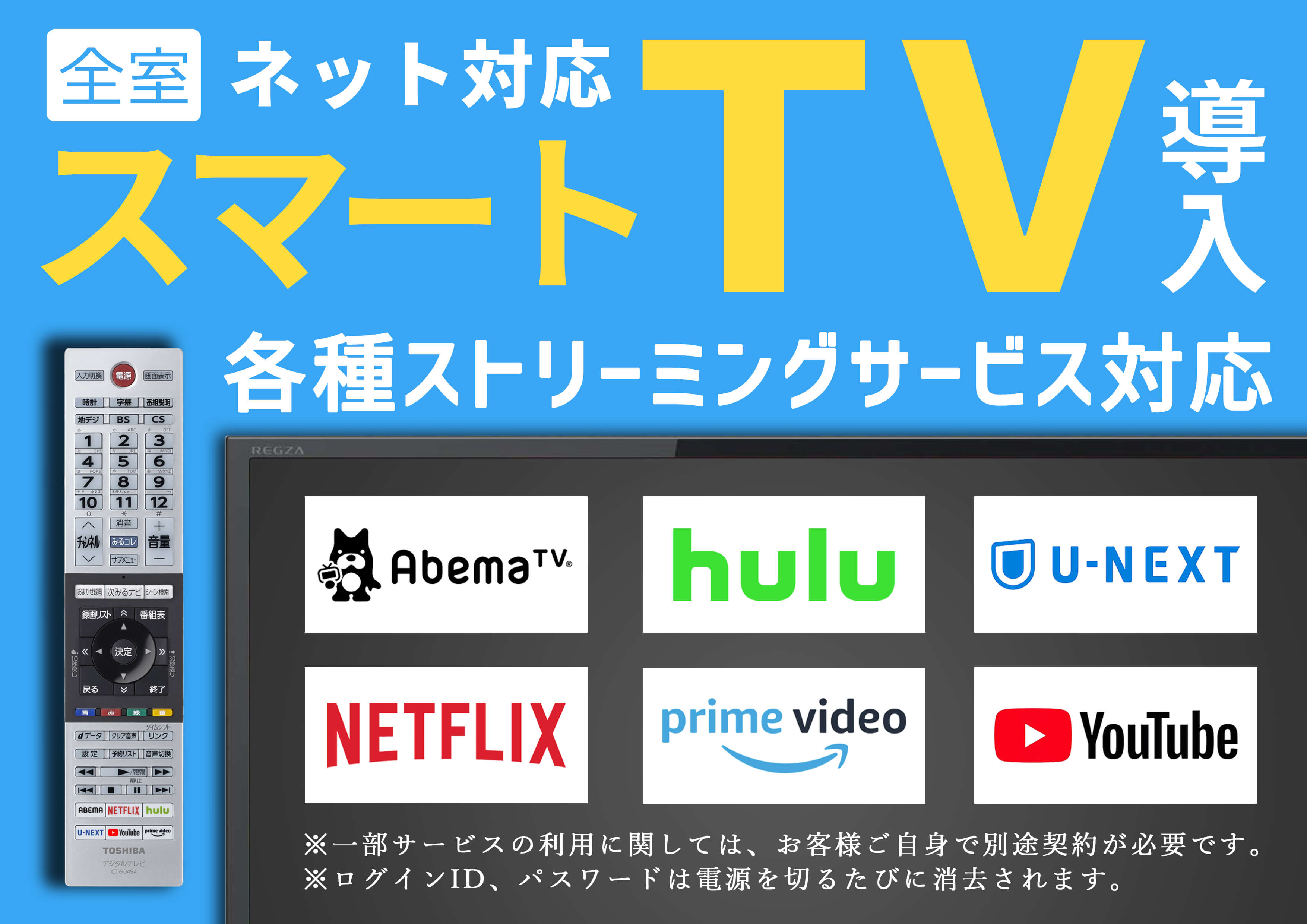 ネット対応　スマートTV導入